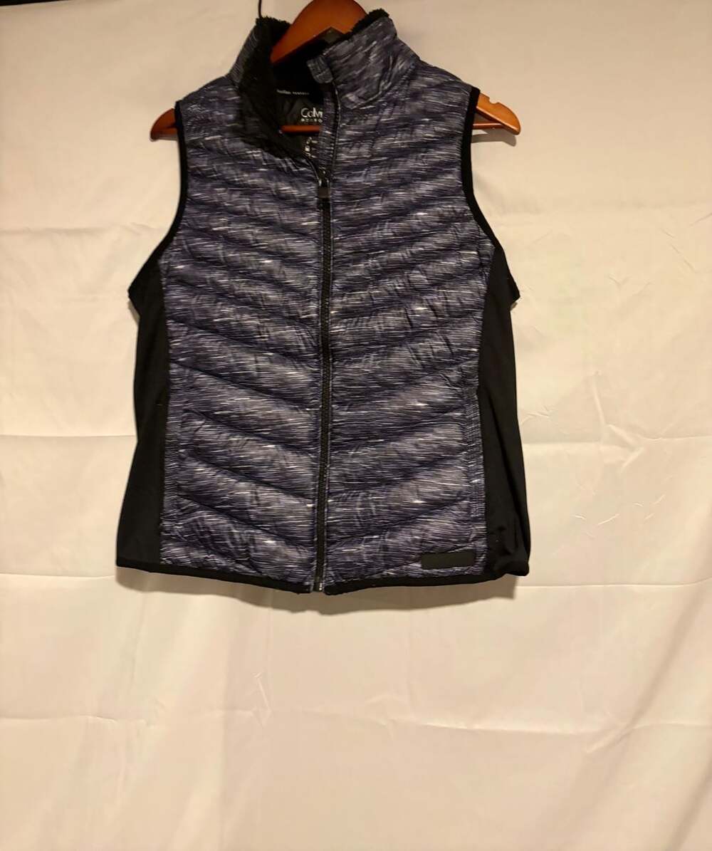 Calvin Klein Performance Down Womens Small Full Zip Quilted Puffer Vest